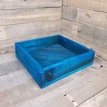 Reclaimed Wooden Crate Box - Blue